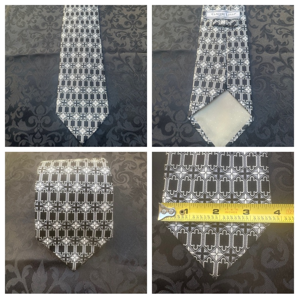 Claudio Lugli men’s silk tie
Made in Italy